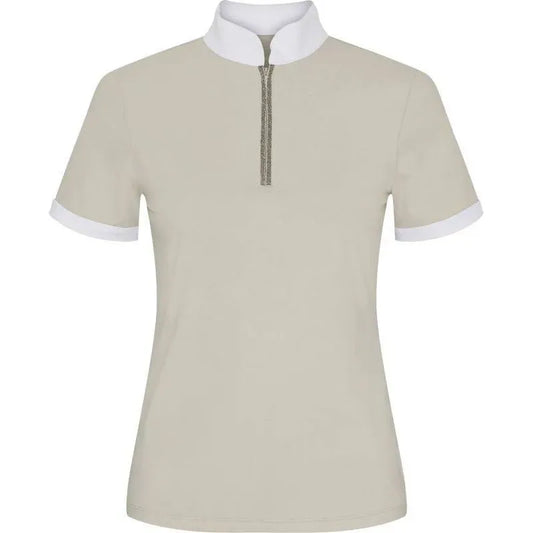 Catago Ladies Nice Short Sleeve Show Shirt- Sandshell