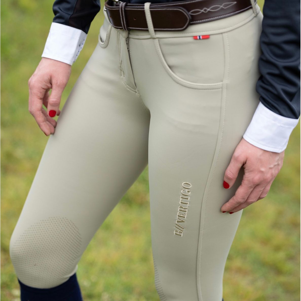 B Vertigo Meghan Womens Silicone Knee Patch Breeches image 12
