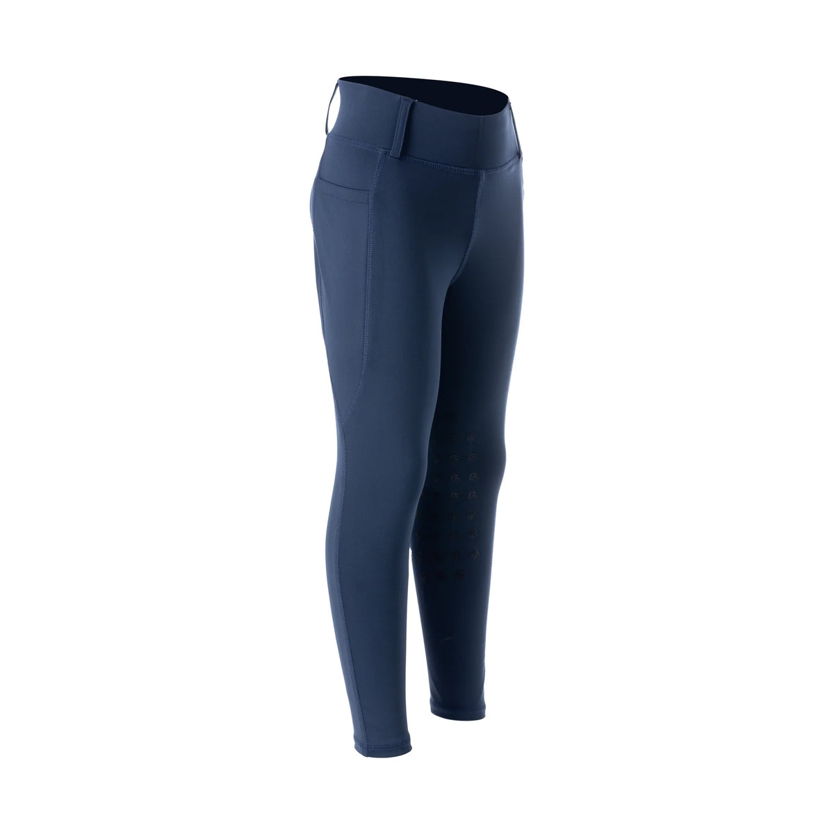 Equinavia Classic Kids Knee Patch Riding Tights - Deep Blue