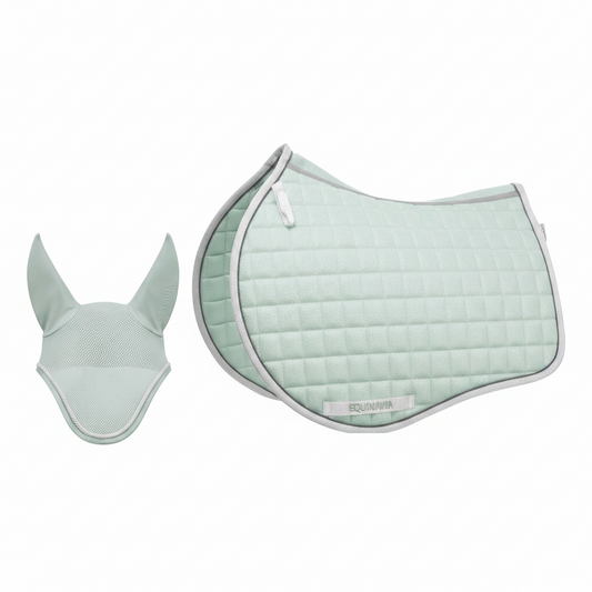 Equinavia Svalbard Saddle Pad & Ear Net Set | NordicAir™ Breathable Equestrian Collection