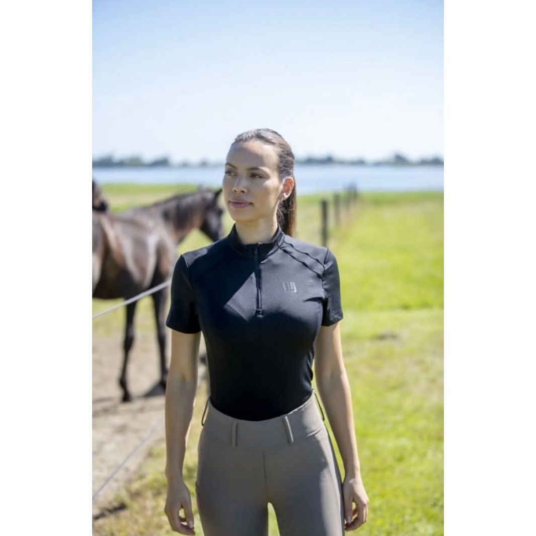 Catago Women's FIR-TECH Quarter Zip Short Sleeve Top image 1