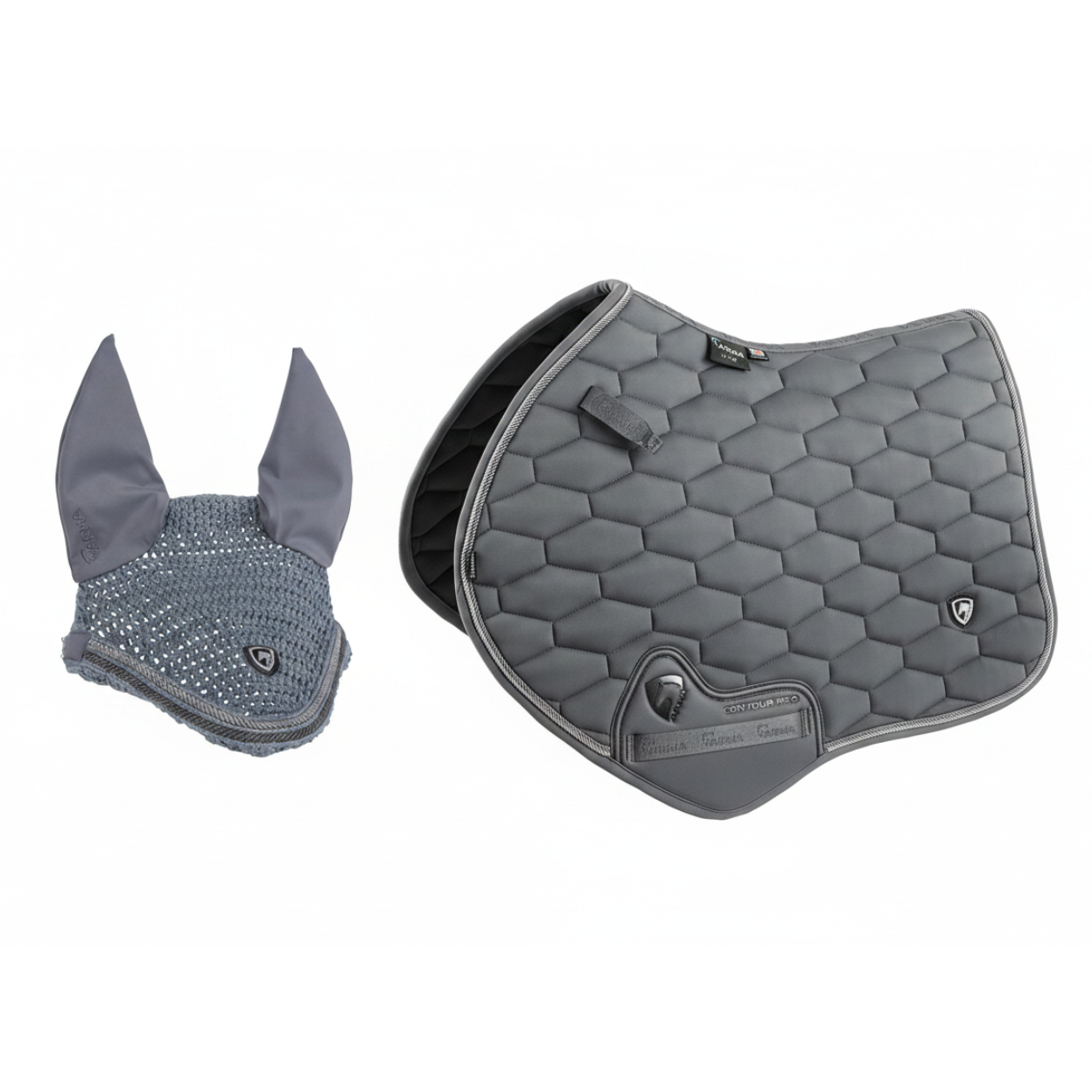ARMA Eltar Jump Saddle Pad & Fly Hood Set – Technical Match for Style & Performance