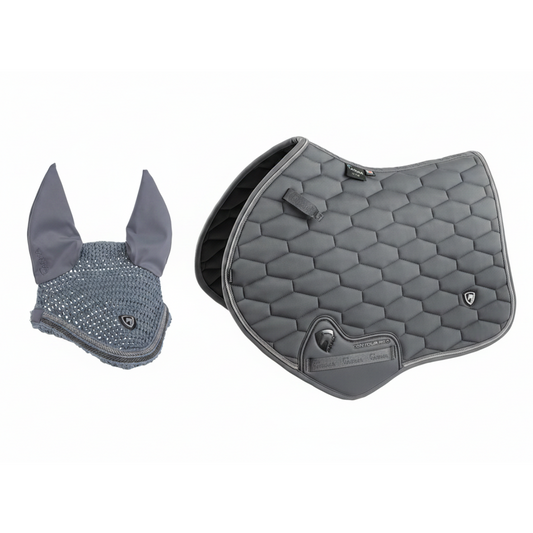 ARMA Eltar Jump Saddle Pad & Fly Hood Set – Technical Match for Style & Performance