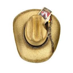 Touch the Ground Genuine Panama Cowboy Hat - Natural Distressed