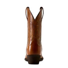 Botas vaqueras de cuero para mujer Ariat Heritage Noir R Toe