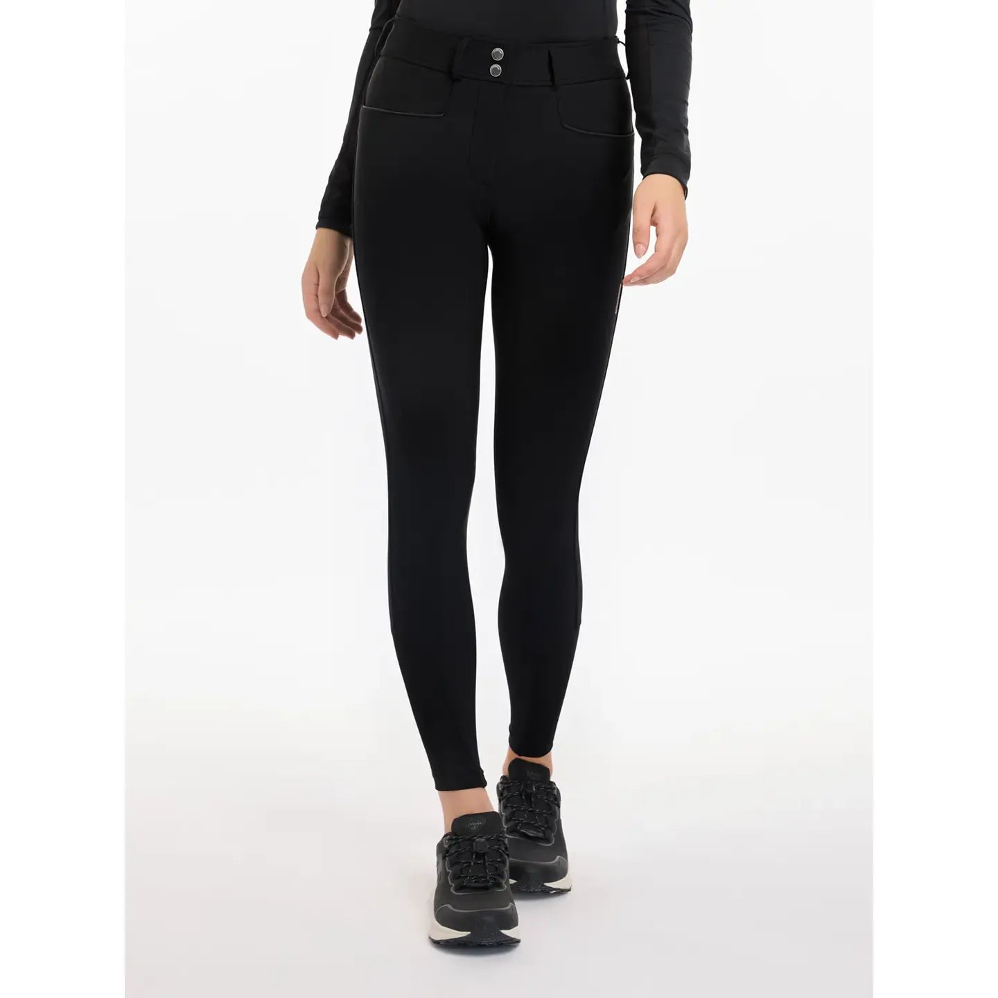 Pantalones LeMieux Isabelle Knee Grip Negro