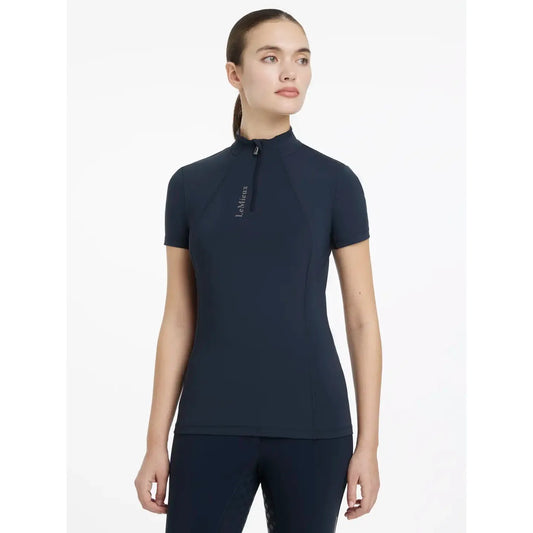 LeMieux Classique Short Sleeve Base Layer Navy