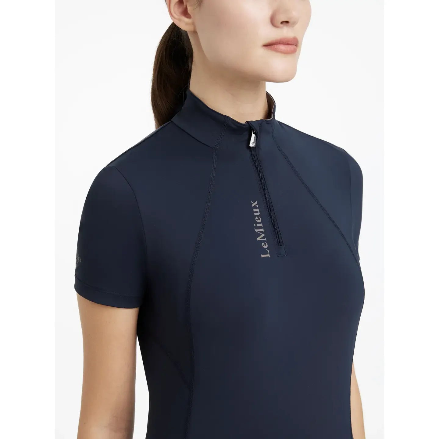 LeMieux Classique Short Sleeve Base Layer Navy