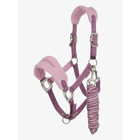 LeMieux Vogue Halter & Leadrope Mallow