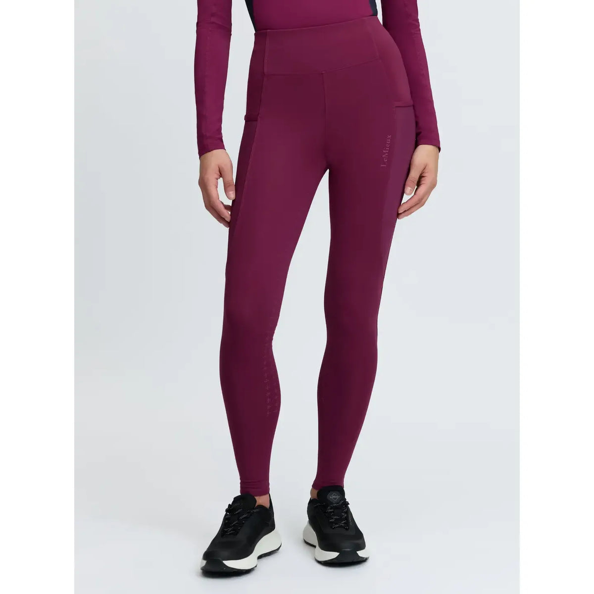LeMieux Naomi Pull On Breeches - Blackberry