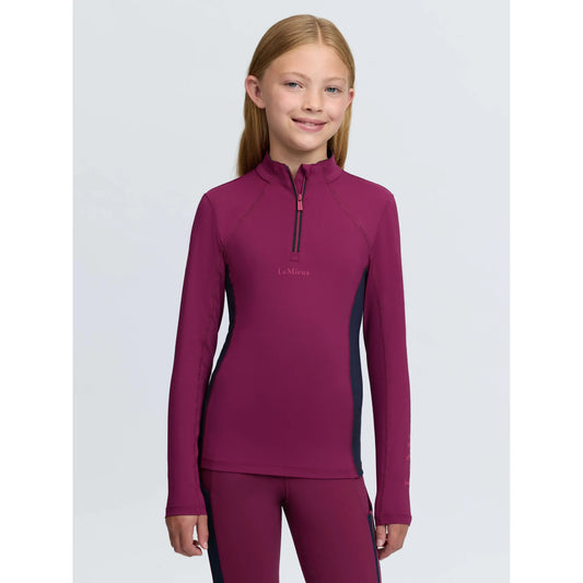 LeMieux Young Rider Classique Base Layer Blackberry