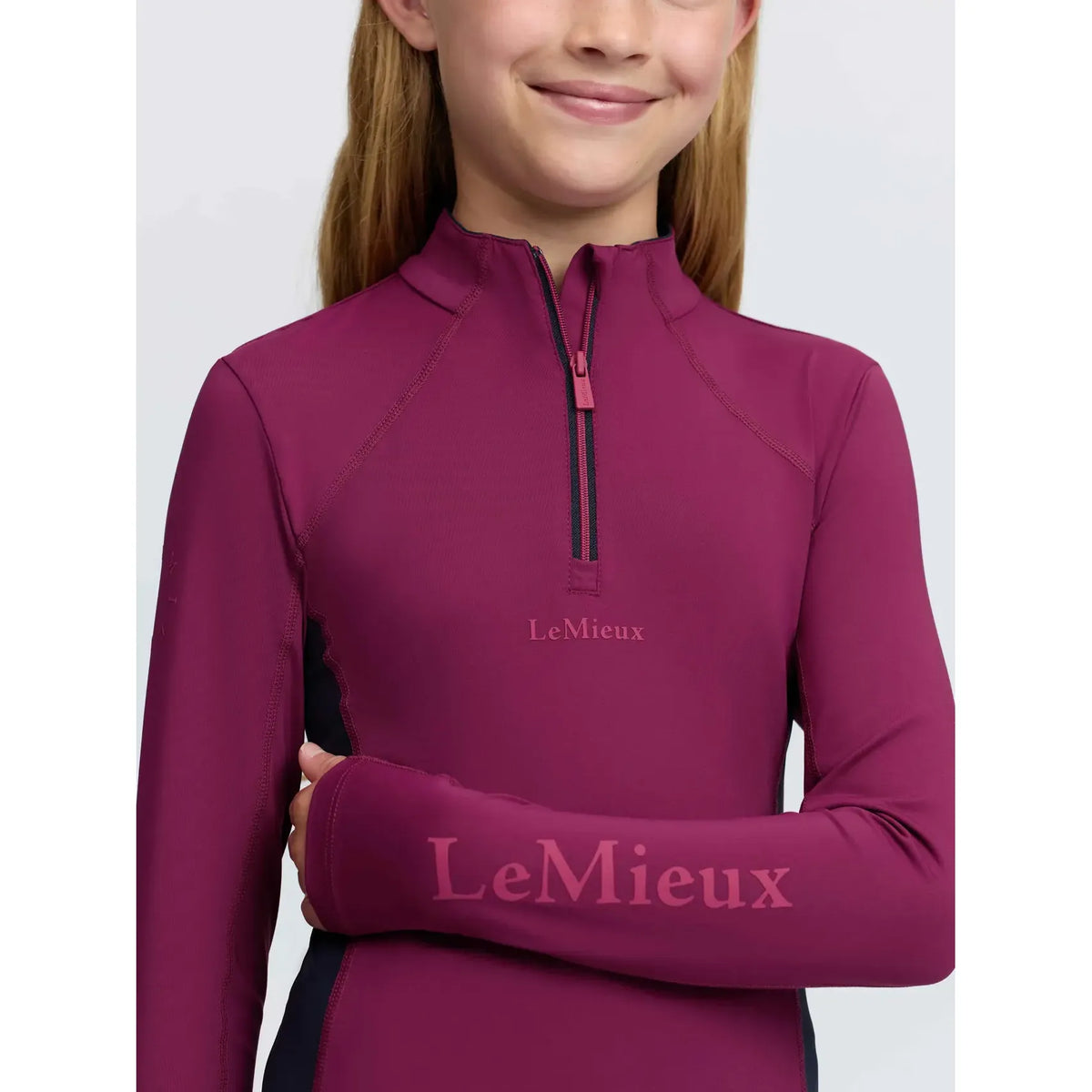 LeMieux Young Rider Classique Base Layer Blackberry