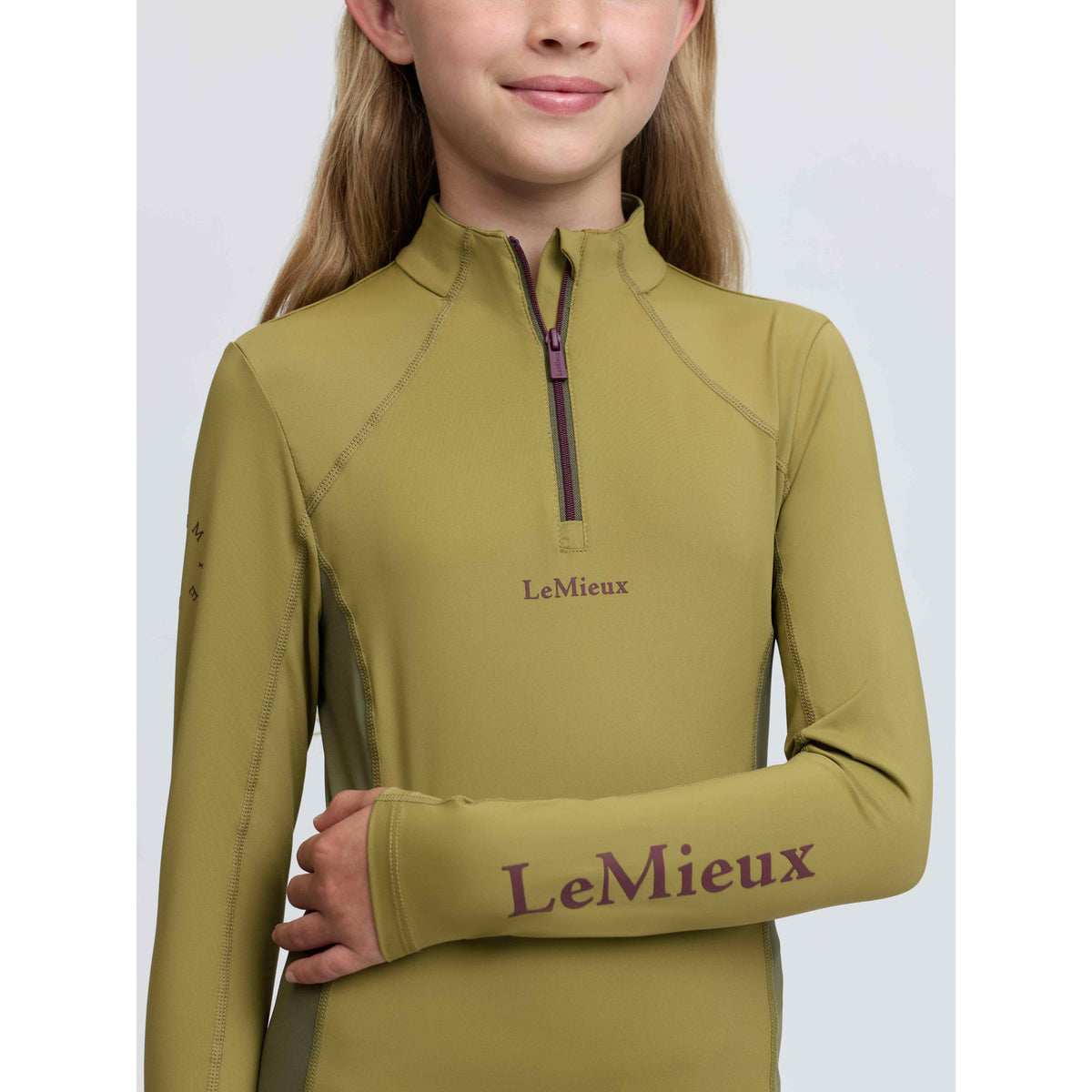 LeMieux Young Rider Classique Base Layer Gooseberry
