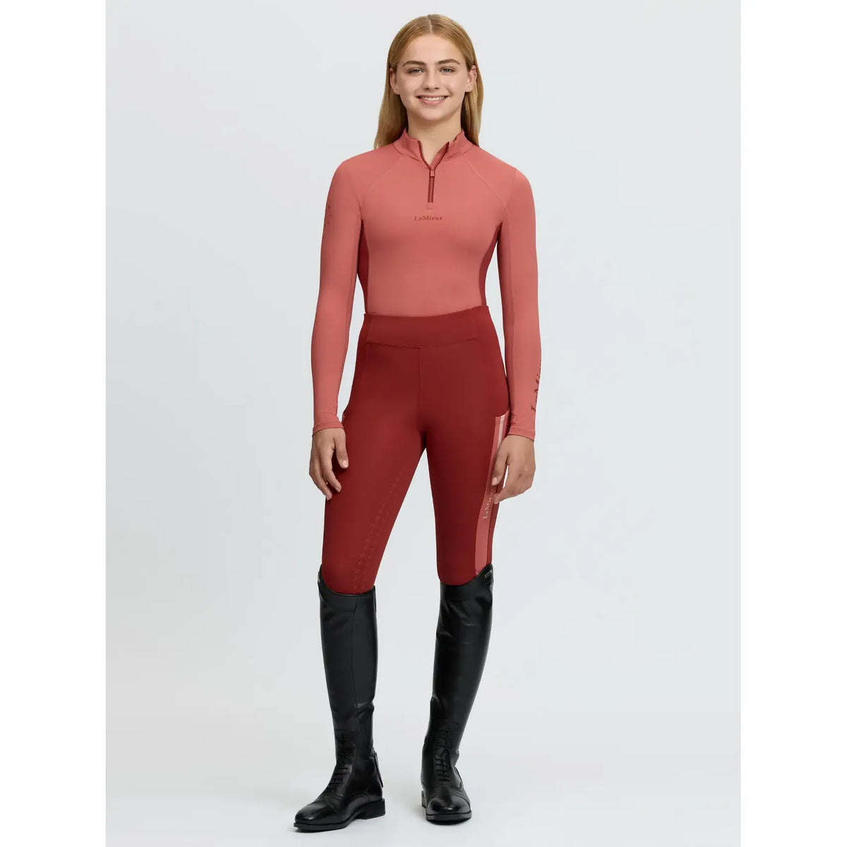 LeMieux Young Rider Classique Base Layer Spiced Earth