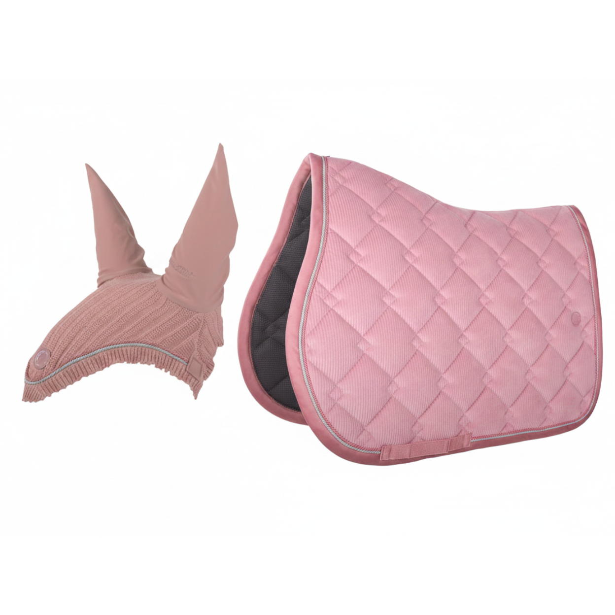 Luxin All-Purpose Saddle Pad & Fly Veil Set – Elegant Matching Equestrian Set