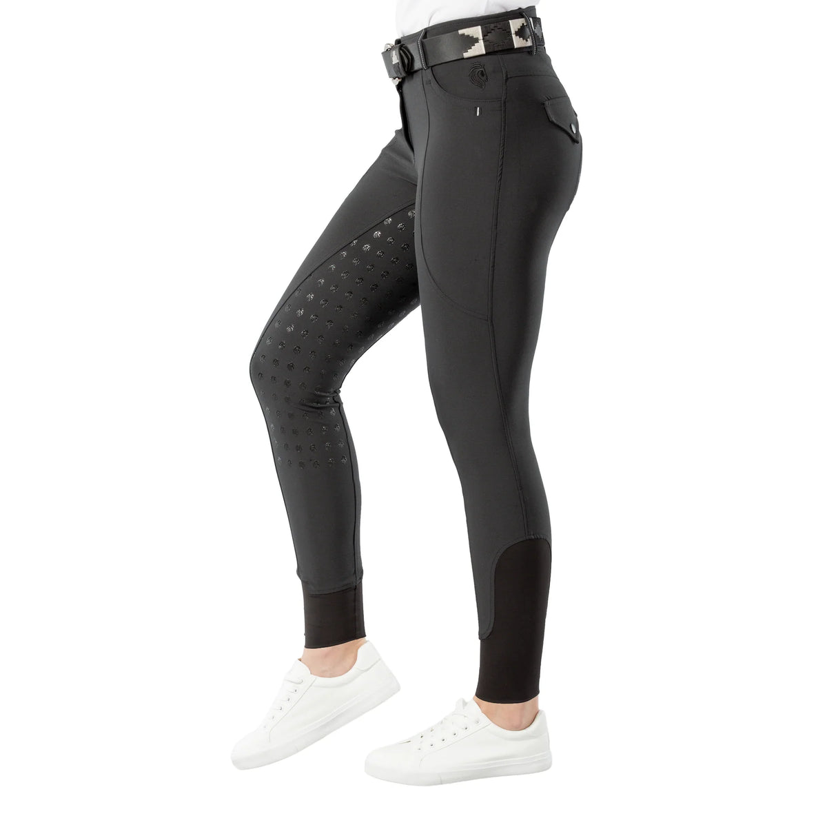 Equinavia Annika Womens Silicone Full Seat Breeches - Midnight Navy