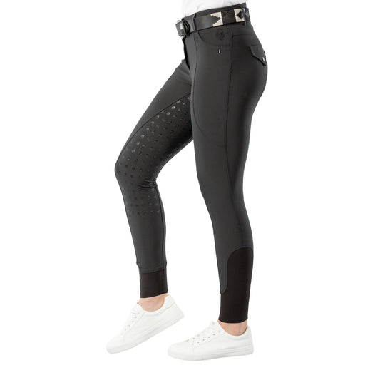 Equinavia Annika Womens Silicone Full Seat Breeches - Midnight Navy
