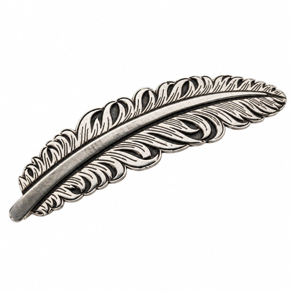 Bullhide Silver Feather Western Hat Accessory
