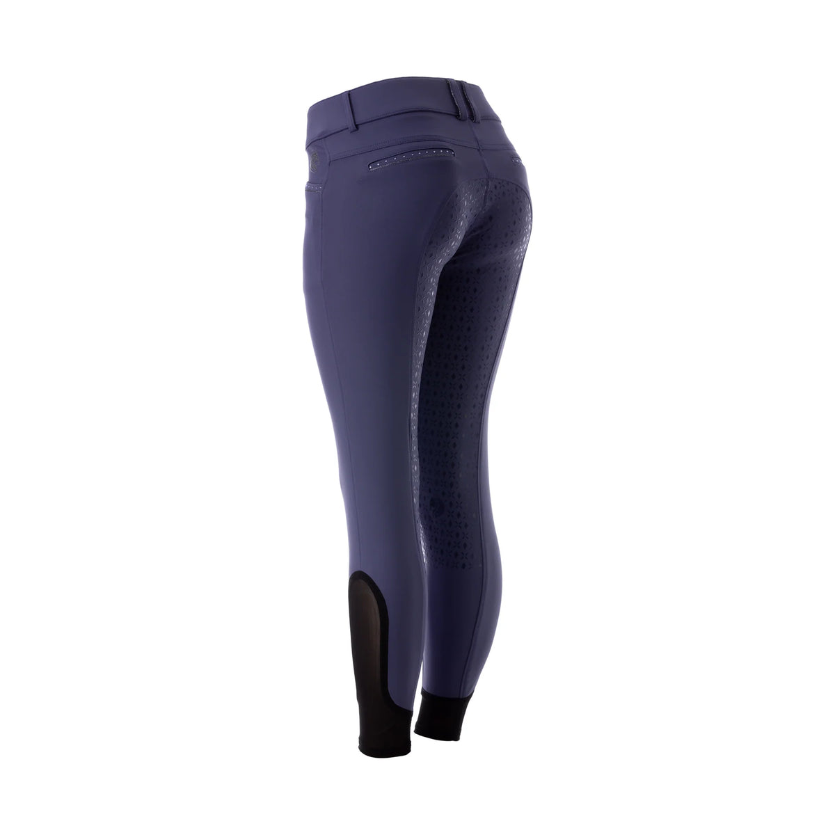 Equinavia Victoria Womens Silicone Full Seat Breeches - Skipper Blue/Winter Sky