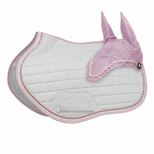 Equinavia Copenhagen All Purpose Saddle Pad & Ear Net Set | Premium Equestrian Collection